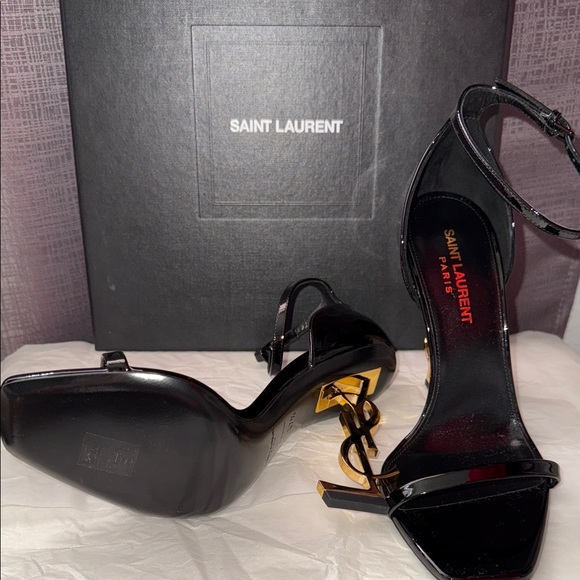 Saint Laurent Black Sandals - Picture 4 of 10